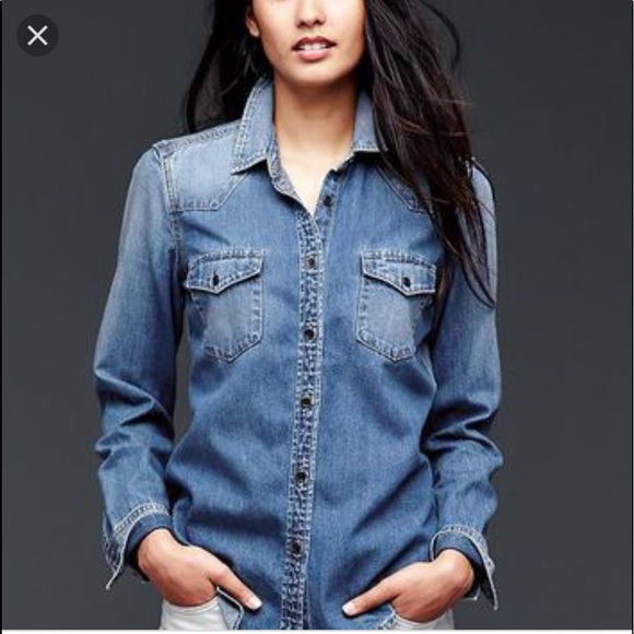 gap 1969 denim shirt